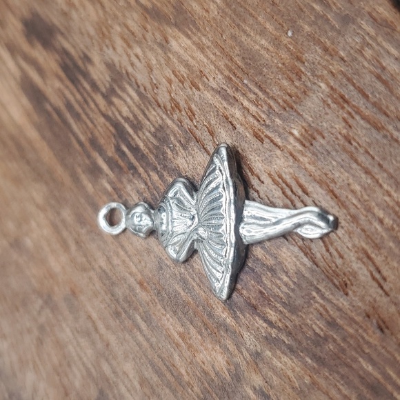 Ballerina charm pendant dancer vintage - Picture 2 of 2